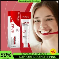 New SP-10 Probiotic Whitening Toothpaste Remove Plaque Stains Teeth Brightening Fresh Breath Toothpaste Oral Health Care 100g