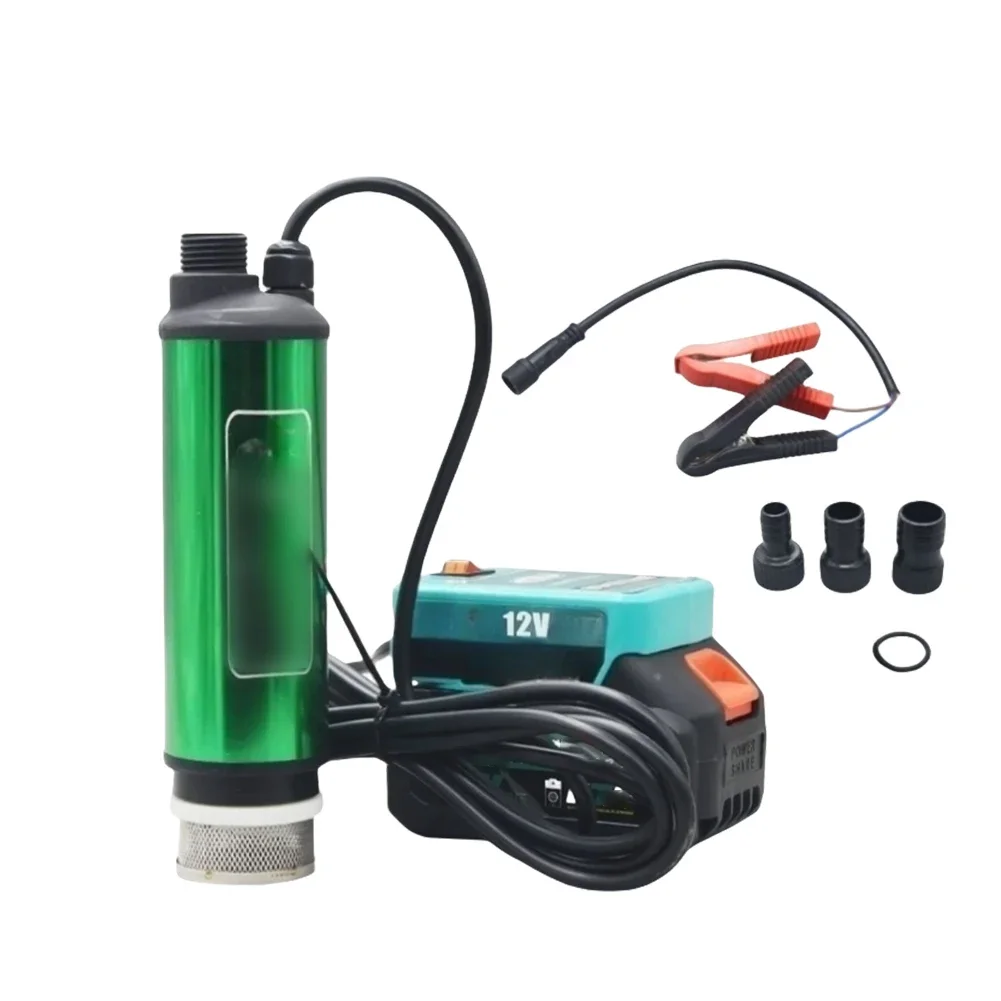 On-the-go Use 12V Voltage Portable Diesel Pump Water Transfer Pump Flow Rate 30-50L min Powerful Pump Performance