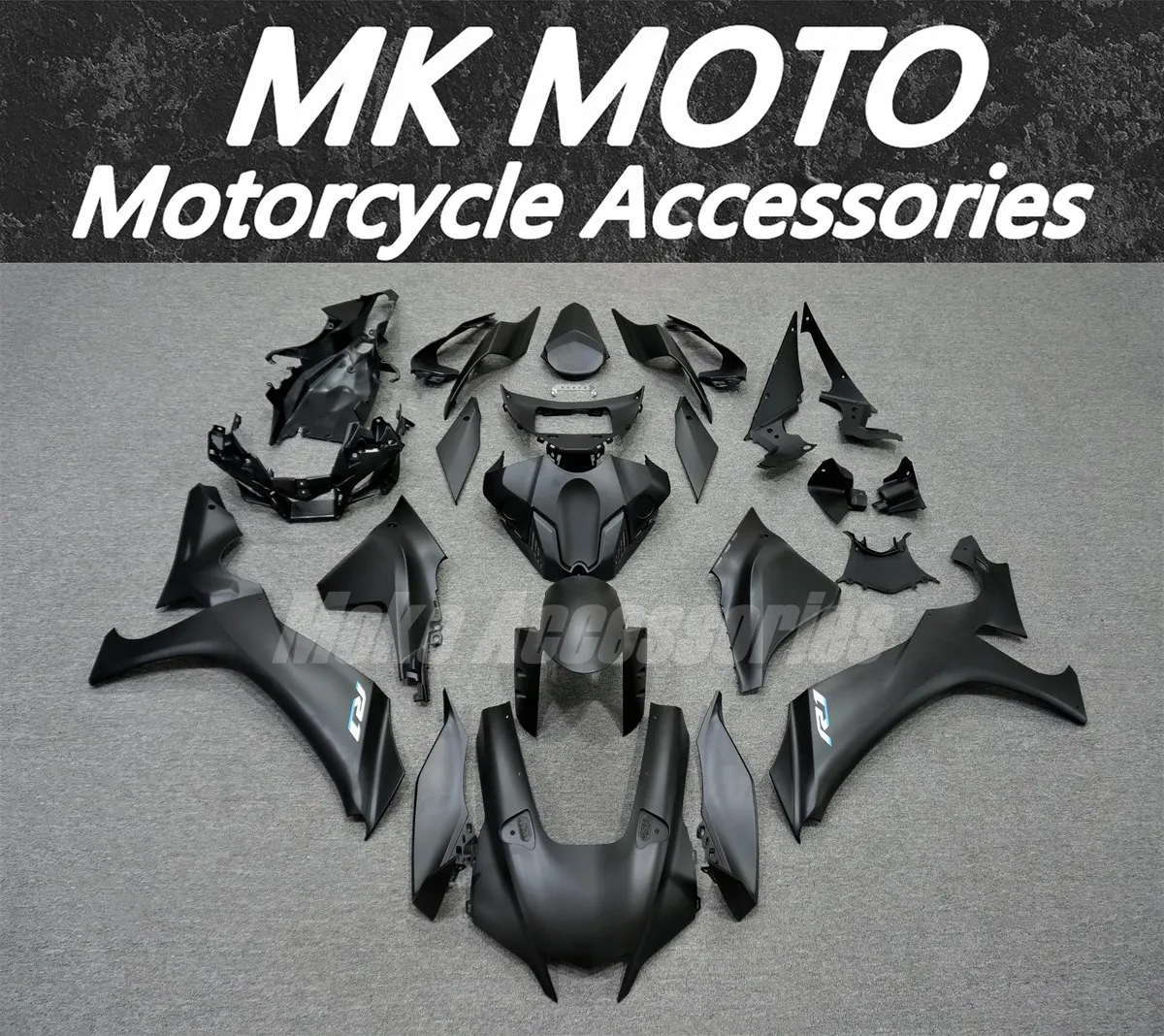 

Motorcycle Fairings Kit Fit For Yzf R1M R1 2020 2021 2022 2023 Bodywork Set High Quality Abs Injection Matte black