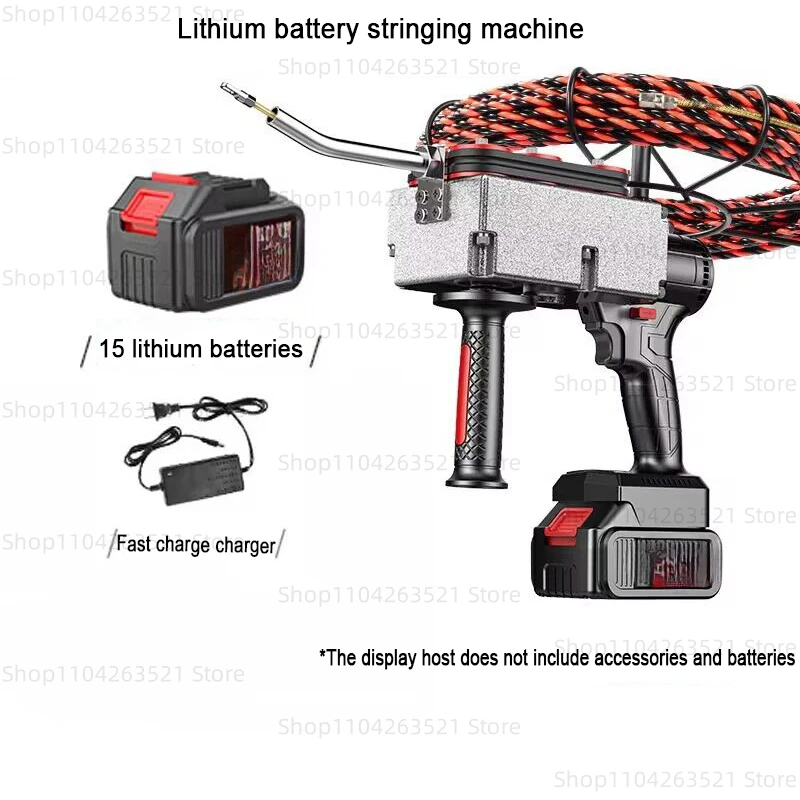 Threader Through Wall Tool Electrician Threading Machine Brushl Wall Wiring Machine Electrical Wire Puller Pipe