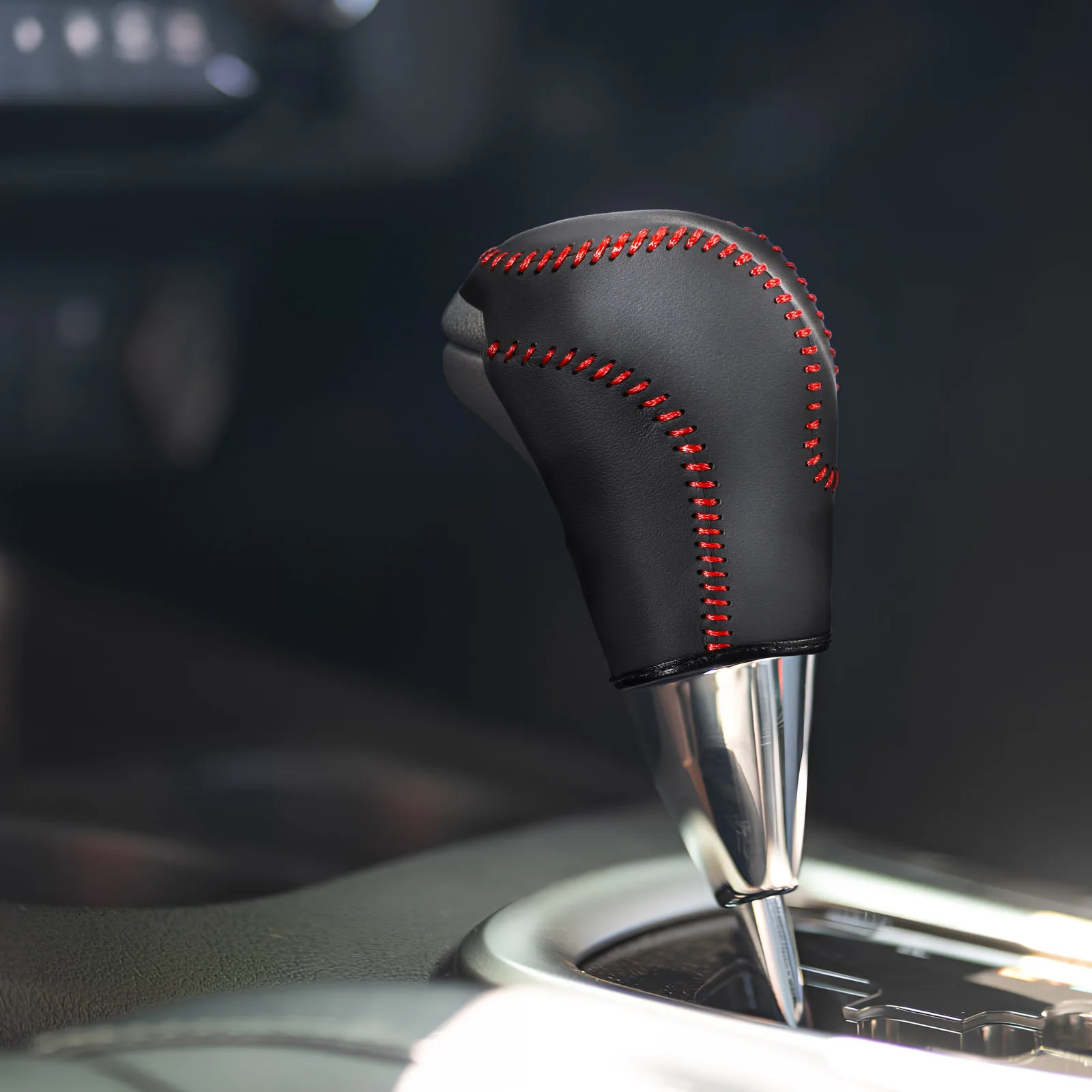 

Shift Knob Cover Premium Car Gear Shifter Protector Non Slip Universal Fit for Automatic Manual Vehicles Interior