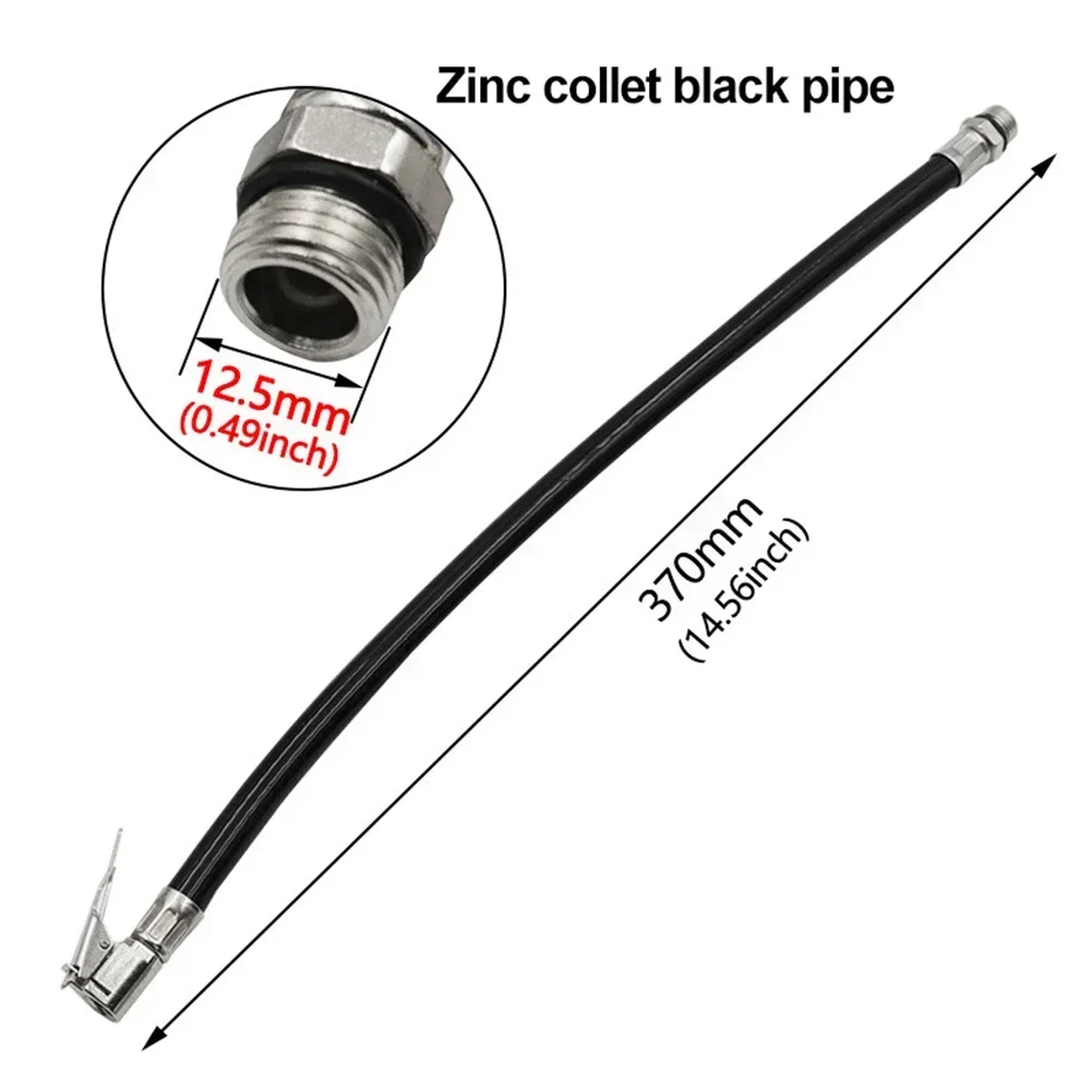 For Air Compressors Inflatable Tube Inflator Pipe Anti-explosion Black Blue Inflatable Tube Car Tire Inflstor Hose 1 Pc