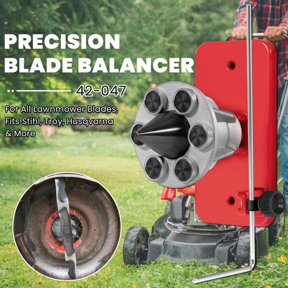 

339075B 42-047 Mower Blade Balancer Replace Lawn for Lawnmower Magnetic Wall Mount Blade Balancer