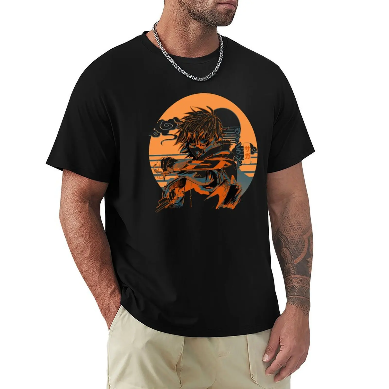 

Thorfinn Vinland saga T-Shirt vintage quick-drying Louboutins man t shirt cotton t shirt men