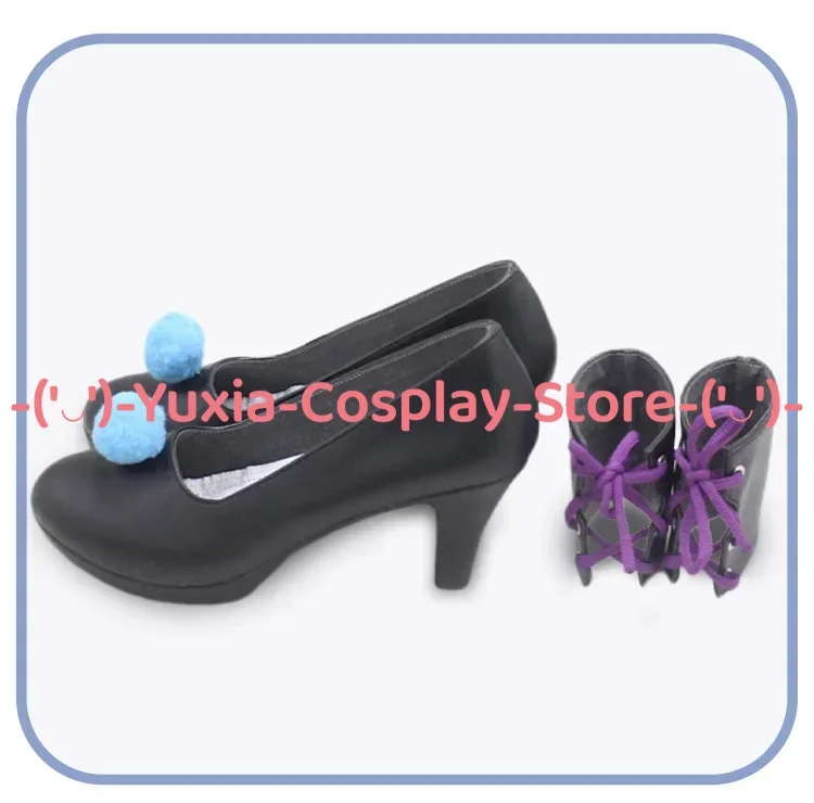 ユシアコスプレ！ アイドルマスター トコロ メグミ コスプレ靴 アニメキャラクター小道具 PU レザーブーツ ハロウィン カーニバル パーティー コスチューム