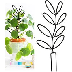 1PC Creative Potted Ornament Home Decoration Plant Trellis Garden Leaf Shape Bracket Vine Climbing Support Garden Supplies