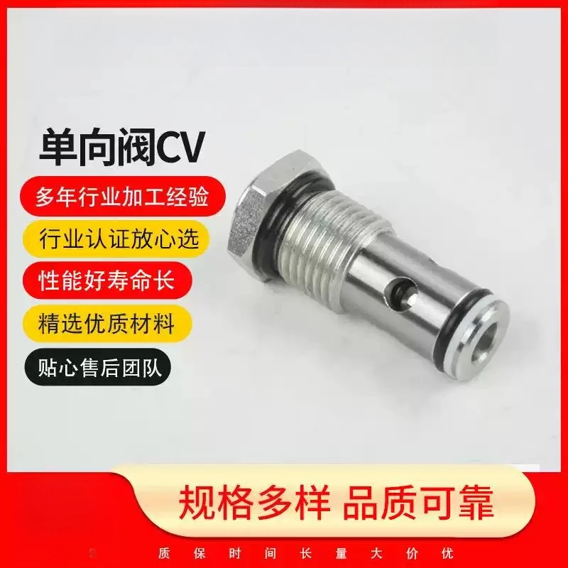 2PCS Manual Spool Pressure Valve Relief / RV Check Valve CV MV-01 02 03