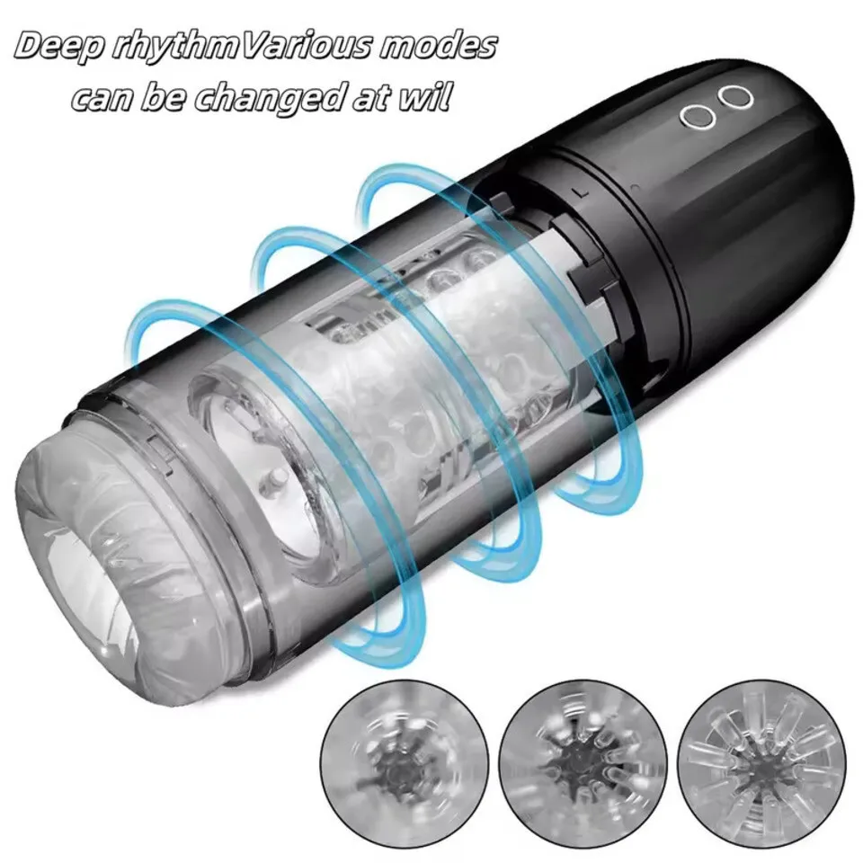 كوب الاستمناء الكهربائي مع شفط قوي ، 7 أوضاع اهتزاز ، لعبة جنسية ، مضخة محفز ، استمناء المهبل ، أوتوماتيكي