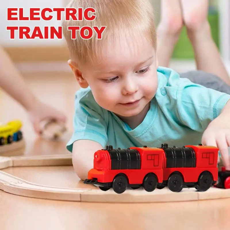 Kids Electric Trains Magnetic Train Truck Toys Kids Battery Electric Train Toy Educational Toys Track Car Train Toy For Children