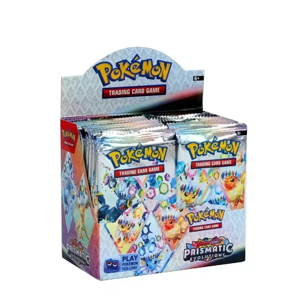 360 Stück Pokémon-Karten Scharlachrot & Violett Prismatic Evolutions Pokémon Box Booster Battle CHAOS RISNC Ultra Prism Booster Battle-Karten – Detail 6