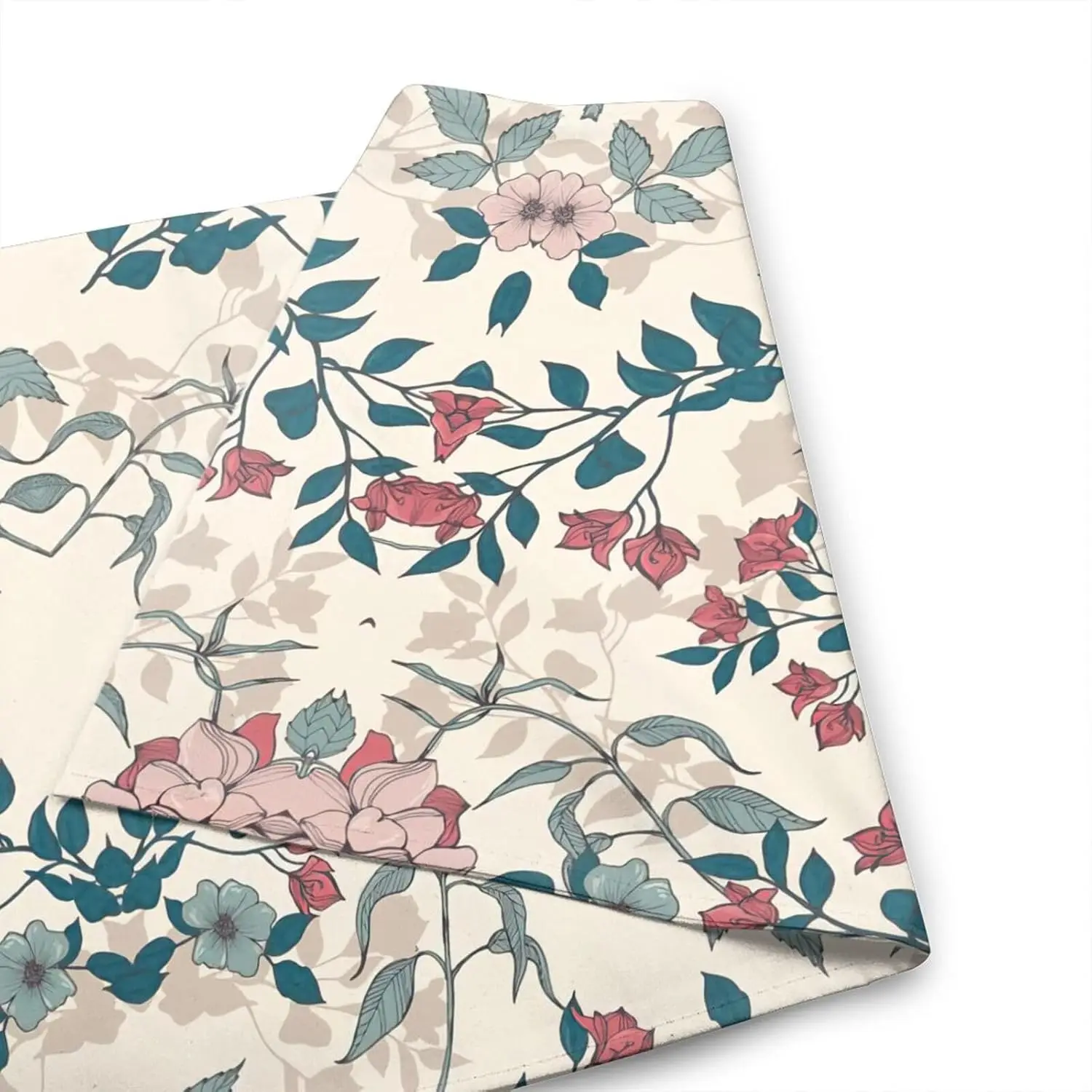 Pink Flowers Leaves Print Flag 12x18 Inch Double Sided Garden Flag For Outdoor House Flag Yard Lawn Decoration XXP EEU SSL