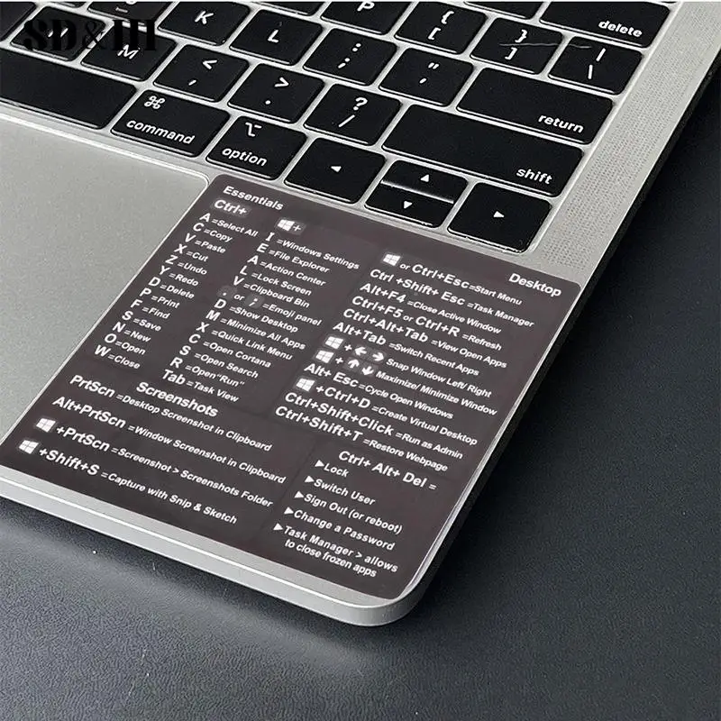 Hot! Windows PC Reference Keyboard Shortcut Sticker Adhesive for PC Laptop Desktop Dropshipping