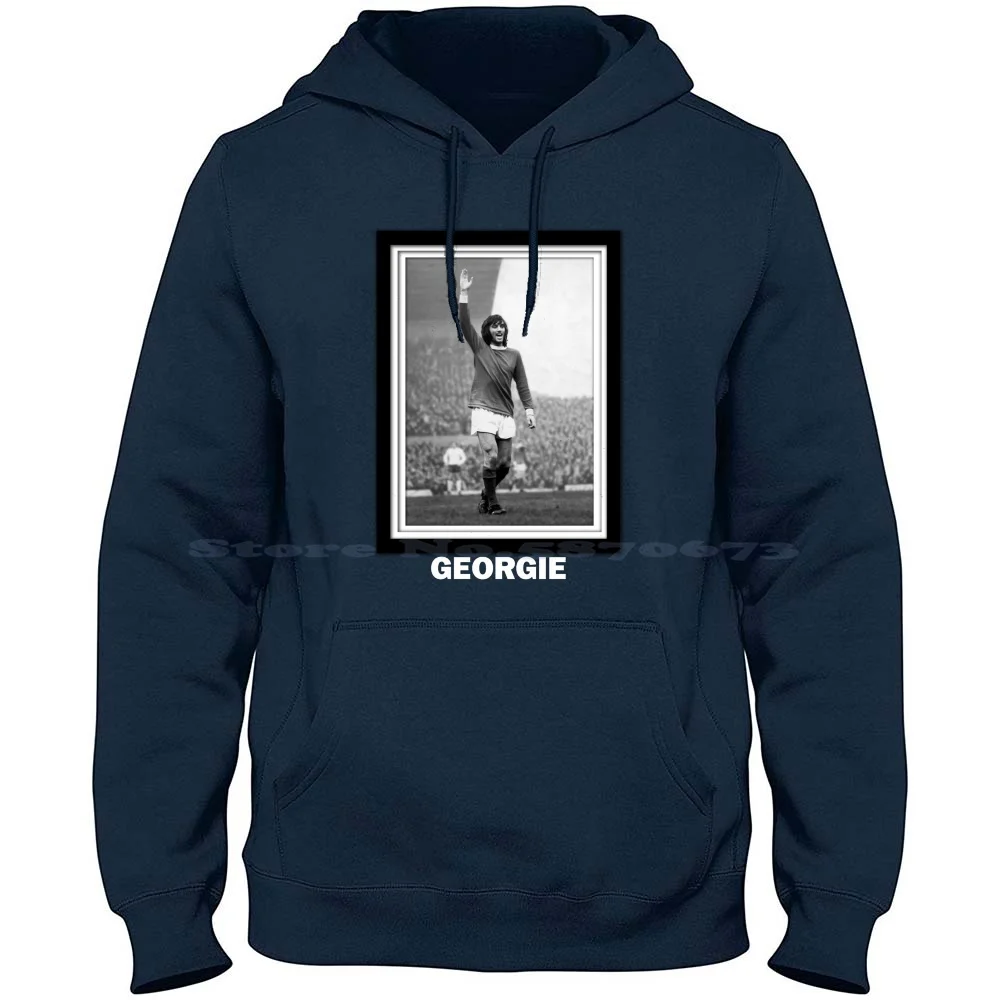 George Best 100% Cotton Hoodie T Shirt George Best Northern Ireland Football Genius Superstar