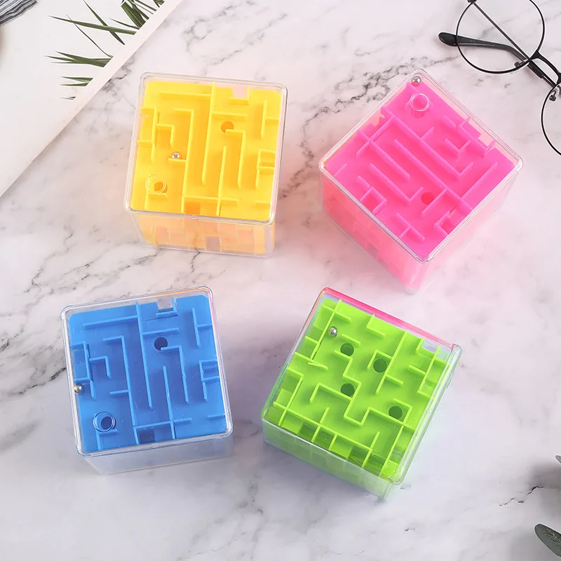 

2cubo Transparent 3D Walking Beads 3D Educational Toy Spinning Track Intelligent Decompression Gravity Develop Intelligence