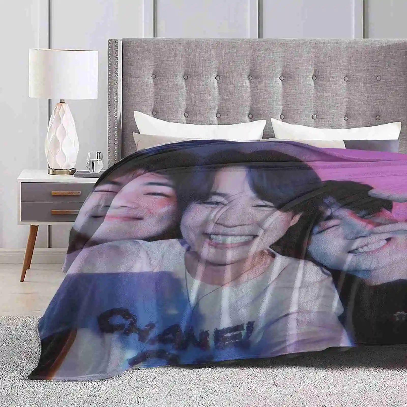 Vminkook Latest Super Soft Warm Light Thin Blanket Vminkook Park Jimin Jeon Jungkook Kim Taehyung Vkook Taekook Jikook Memories