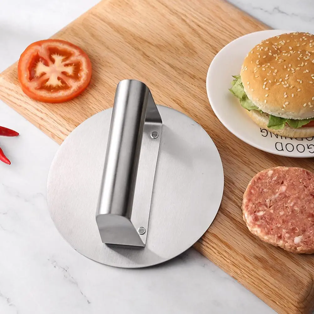 Beef Burger Press Mold Manual Meat Press Non-stick Stainless Steel Dishwasher Safe Smokeless Patty Maker For Griddle Grill BBQ