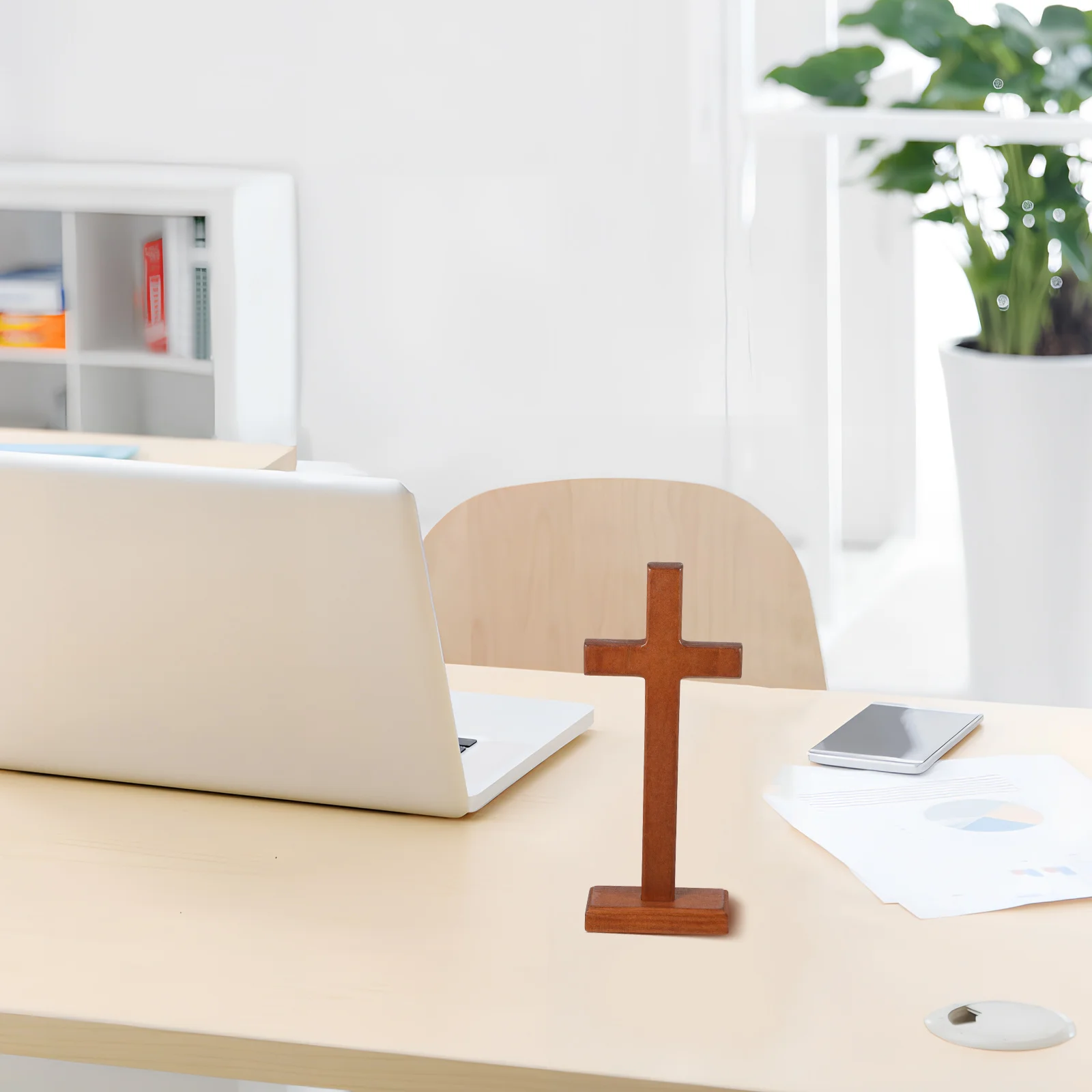 

Solid Wood Cross Decor Beechwood Standing Religious Cross For Spiritual Growth Faith Expression Wooden Christian Baptism