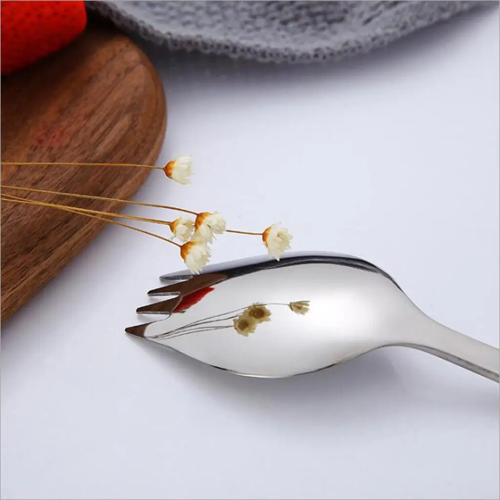 Spork Löffel Gabel Camping Wander Mochila Herramienta para exteriores salpicable