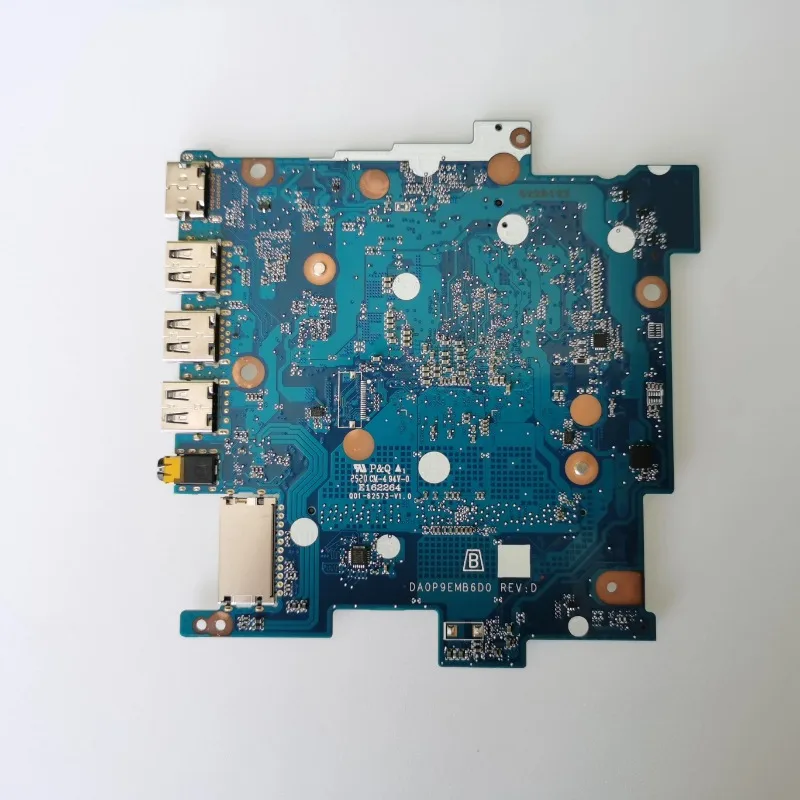 For HP Laptop 14-DS Motherboard DA0P9EMB6D0 REV:D Mainboard with A4-9120e 64G 100% Tested Ok