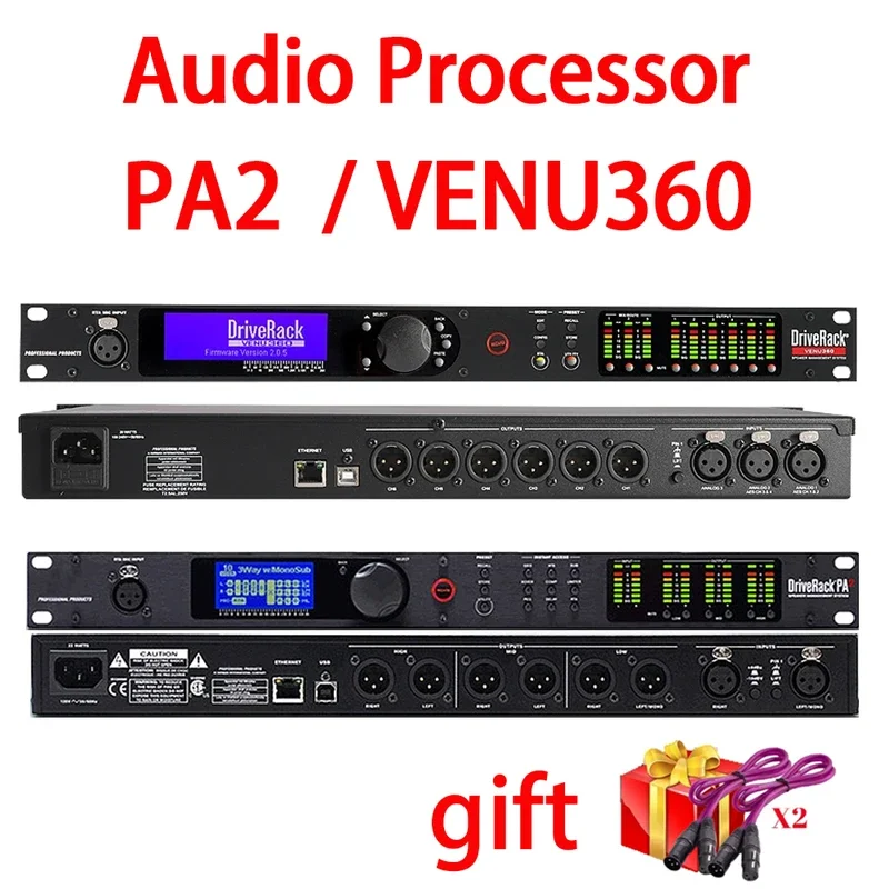 

FOR PA2/VENU360 2 Input 6 Output Stage Audio Processor Original Software Pro Audio Driver Rack