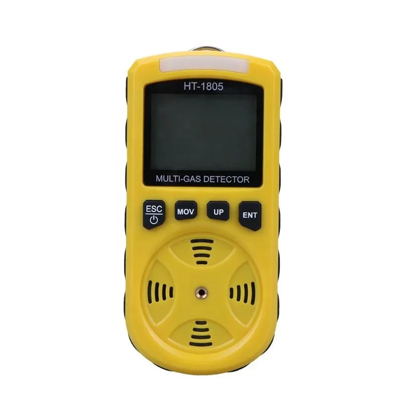 

In Stock Hti Ht-1805 4 in 1 Analyser Tester Portable Tester Toxic Handheld Multi Tester CO H2S O2 CH4