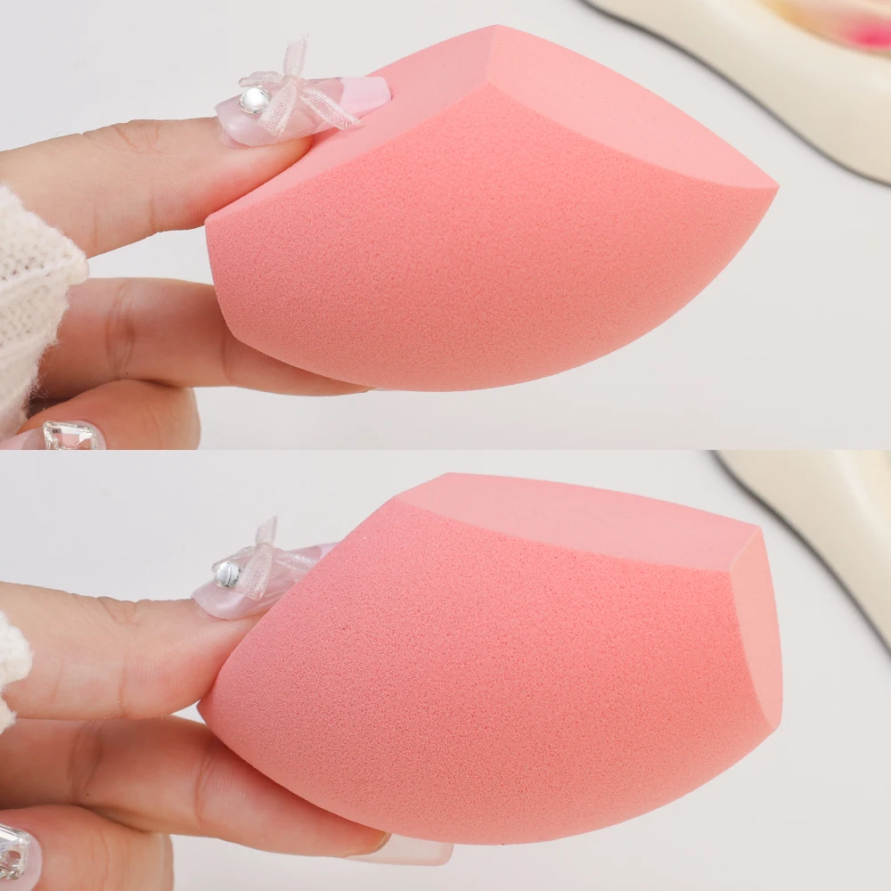 10PCS Makeup Sponge Powder Puff Dry Wet Use Beauty Egg Cushion Foundation Cosmetic Puff Bevel Cut Make Up Sponge Applicator Tool