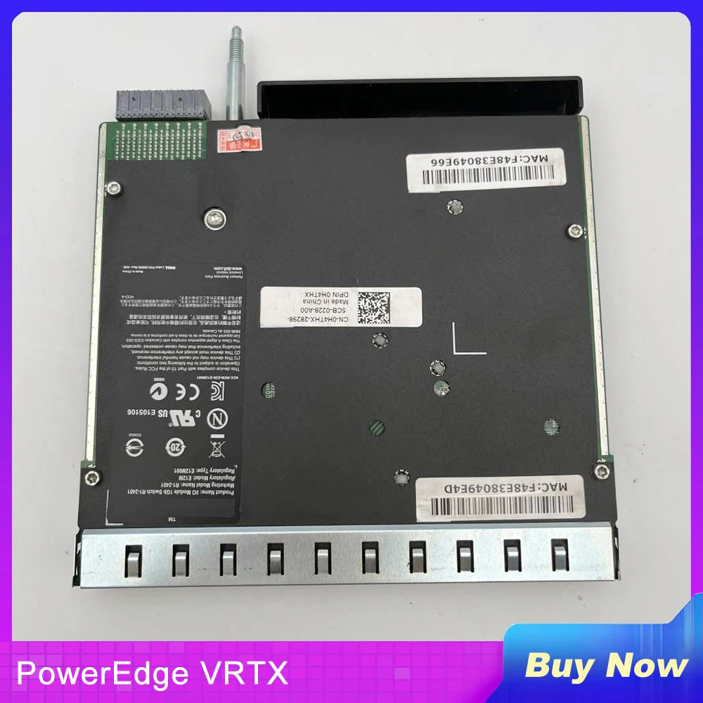 

Для DELL PowerEdge VRTX Gigabit 8-port Switch 1GB R1-2401 H4THX NV3P4 0H4THX 0NV3P4