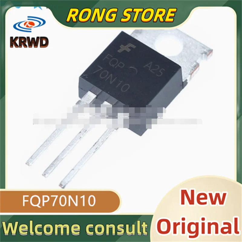 5 قطعة FQP 70N10 جديد الأصلي رقاقة IC FQP70N10 TO220