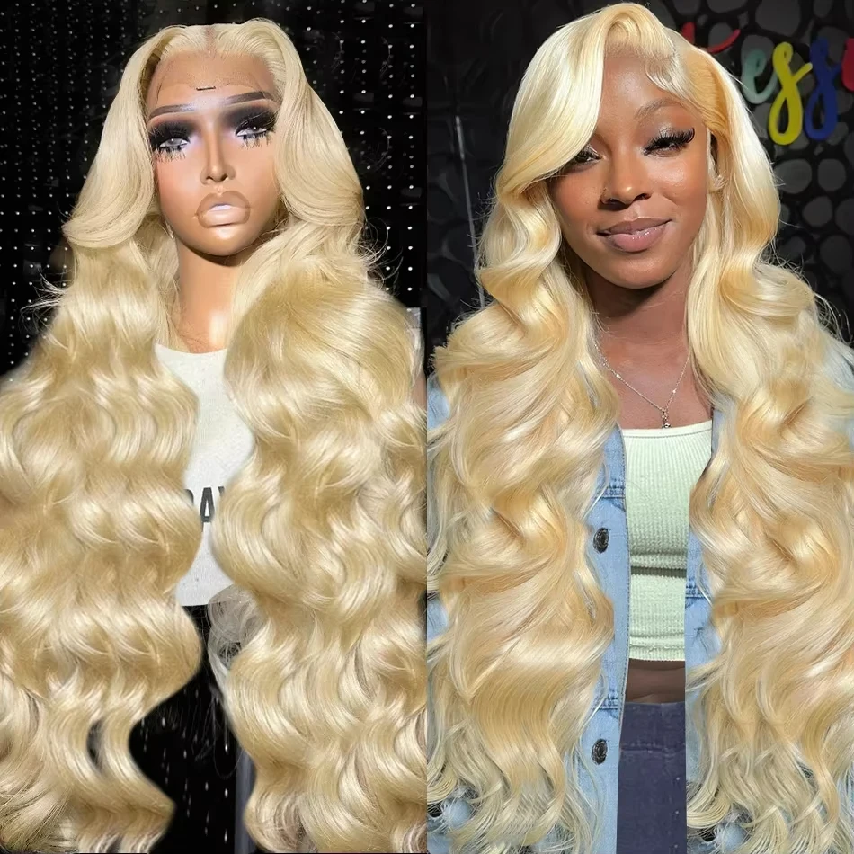 

30 Inch 613 Blonde 13x6 Hd Lace Frontal Wig 200 Density Body Wave Human Hair Wigs Colored Brazilian Hair Pre Plucked For Women