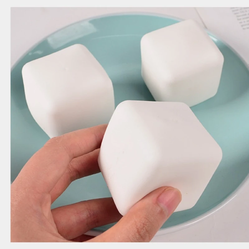 Giocattolo antistress: Tofu Squishy a rimbalzo lento - Tofu quadrato modellabile Palla antistress giocattoli antistress giocattoli simpatici squishy