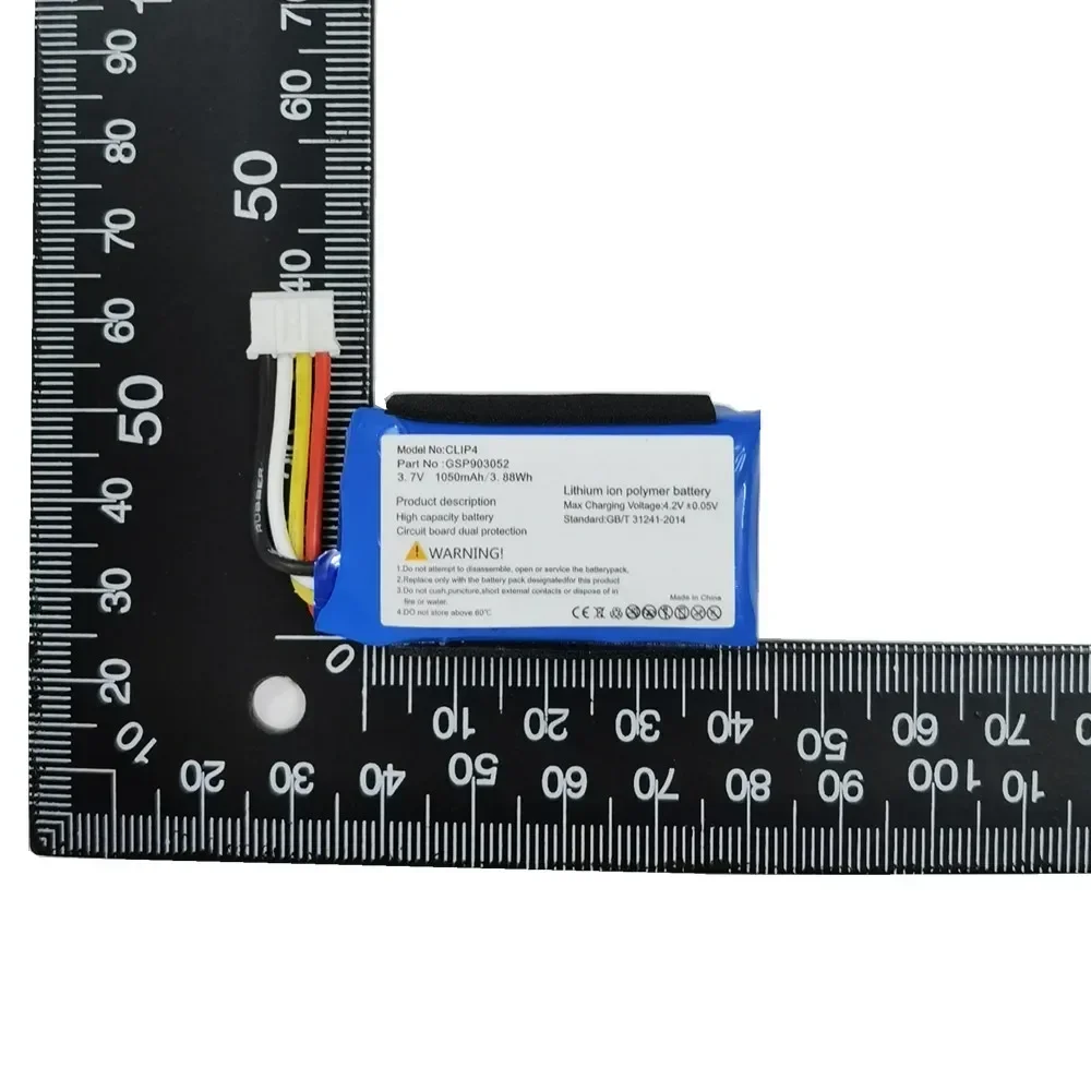 Nowa Oryginalna Bateria Bluetooth Do JBL Clip 4 Clip4 GSP903052 Bateria Głośnika 1050mAh Bateria Batteri Dostępna Od Ręki — zdjęcie produktu 4