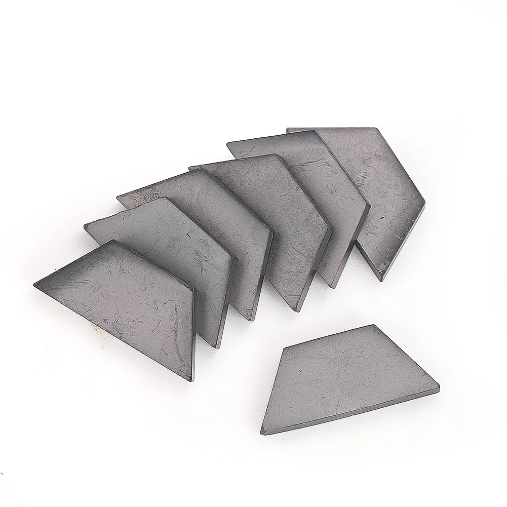 2pcs Silicon Carbide Sic Ceramic Plate Chip Pressless Sintering Carborundum Experiment Bulletproof Sheet Miniatures Paperweight