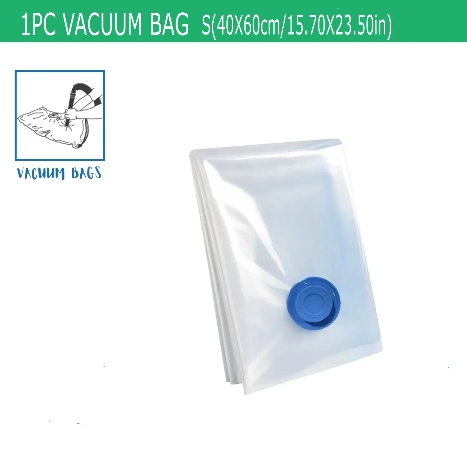 5-pack vacuümopbergzakken, ruimtebesparende zakken compressie voor dekbedden en dekens, sealer kleding reisverpakking organisator