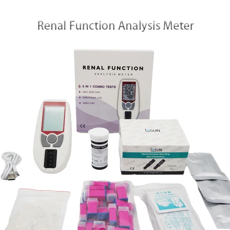 SoyMed Star Product Uric Acid & Creatinine & Urea Meter Renal Function analyzer Analysis Meter