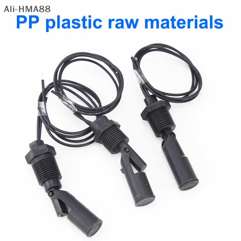 1Pc 12V-110V Interruttore di livello dell'acqua Sensore di livello del liquido PP Sfera di plastica Interruttore a galleggiante Interruttore di livello dell'acqua