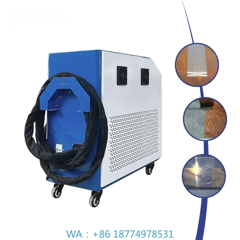 Machine for Paint Metal Rust Removal Portable Fiber Cleaning Machine Rust Removal