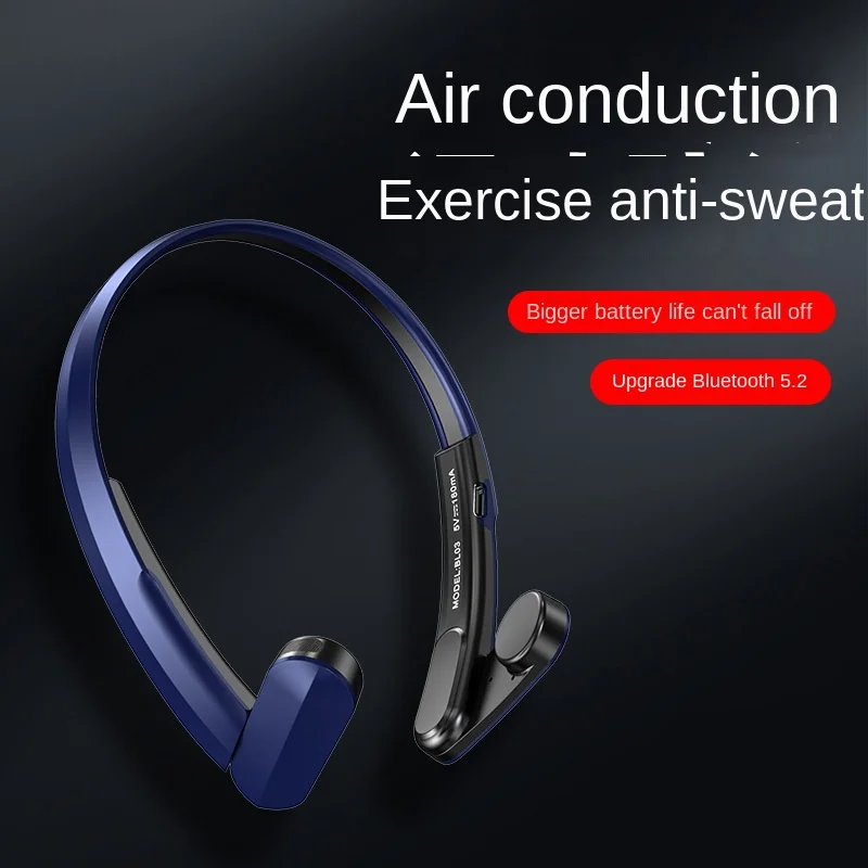 New Wireless Bone Conduction Bluetooth Headset TWS Fone Headphones Sport Running Bluetooth Headset Driving Riding Earbuds Stereo