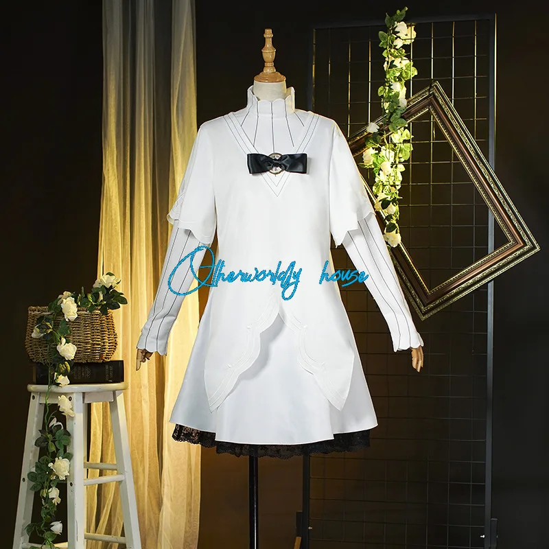 

Reverse:1999 Childhood Choir School White Uniform Daily Wear Cosplay Costume Game Suit Role Play Halloween Party Outfit Unisex