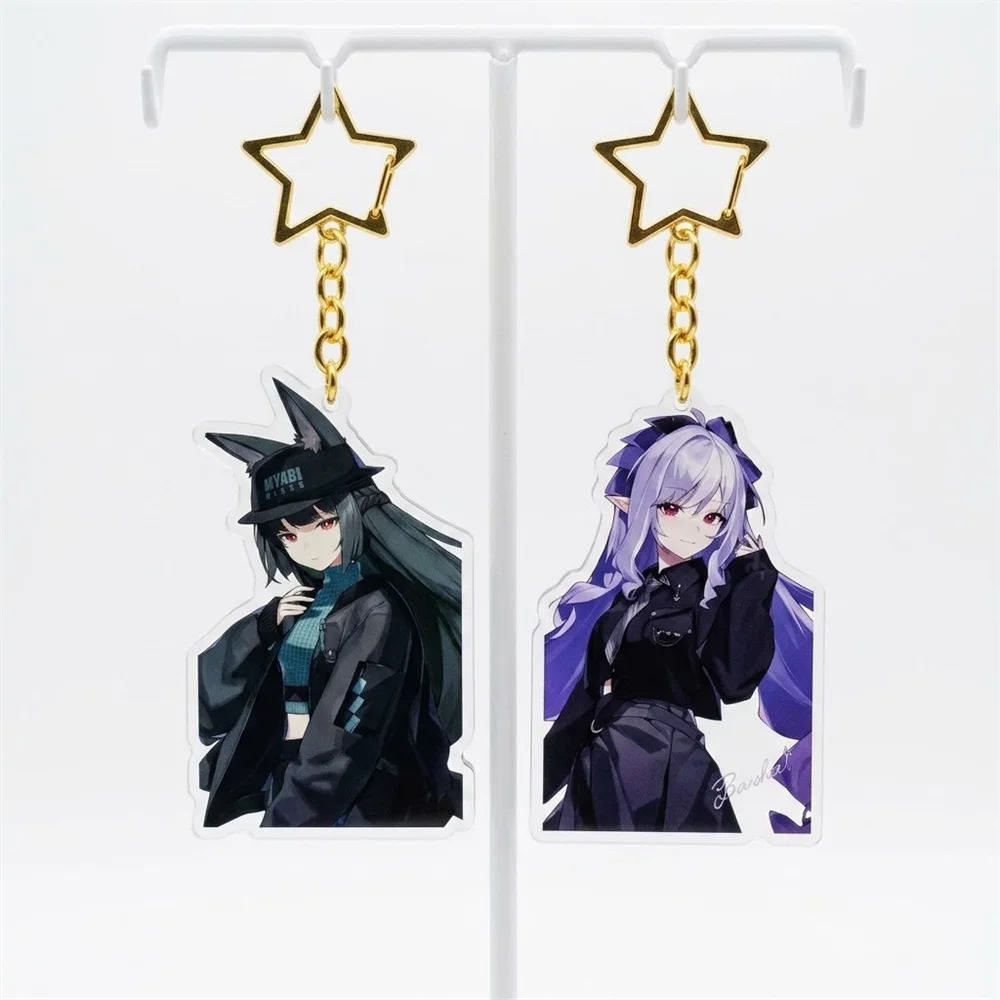 6CM Acrylic Keychain Stand Model Ornament Accessories Goods Christmas Gifts Anime Zenless Zone Zero
