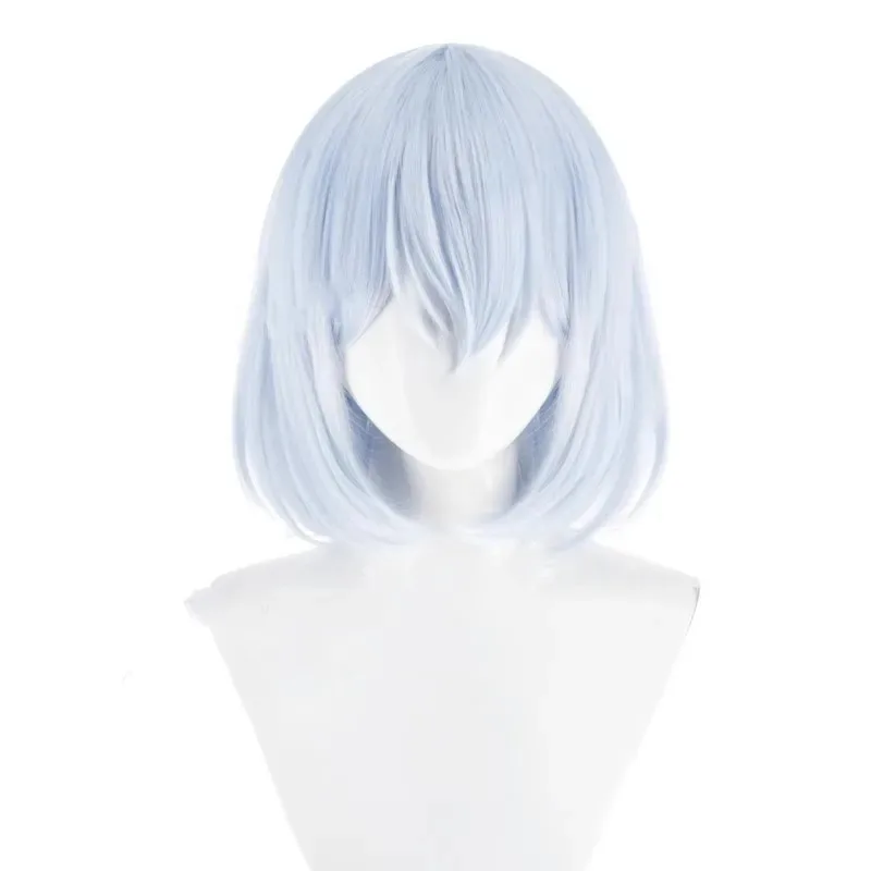Anime BanG Dream Kurata Mashiro Cosplay Costume Blue and White Lolita Skirt Princess Dress Wig Woman Sexy Birthday Party Suitx;2