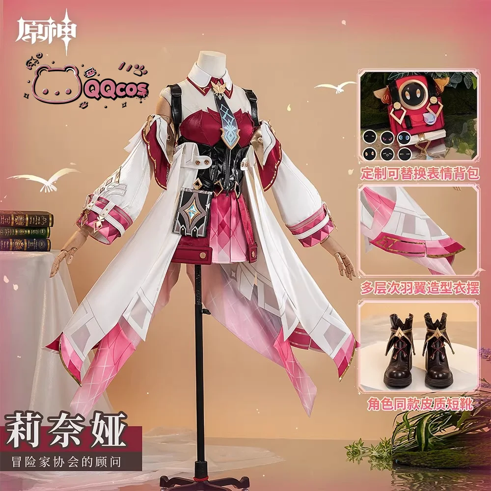 

Linnea cosplay Game Cosplay Series: Genshin Impact Linnea Cosplay Cute Costume full set QQcos