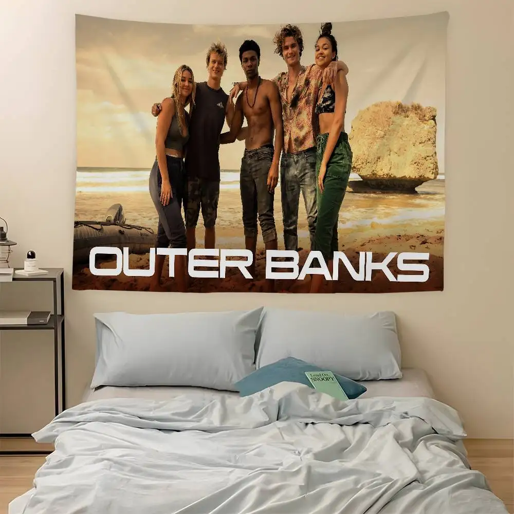 Classic TV Show O-Uuter B-Banks Colorful Tapestry Wall Hanging Cheap Hippie Bohemian Tapestries Mandala Wall Hanging Sheets