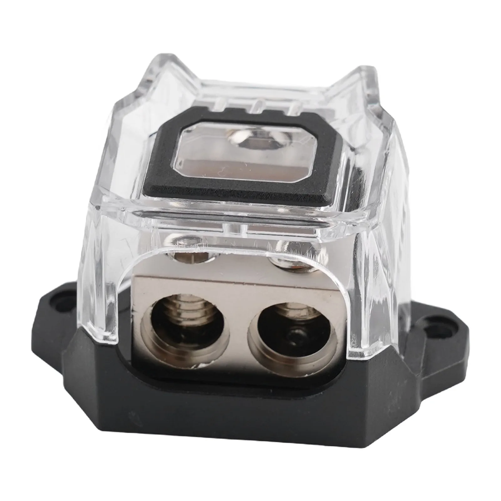 Zinc Alloy To 2 Way Power Distribution Block 0 2 4 Gauge In 4 8 Gauge Out For Car Audio Amp Wiring Junction Box