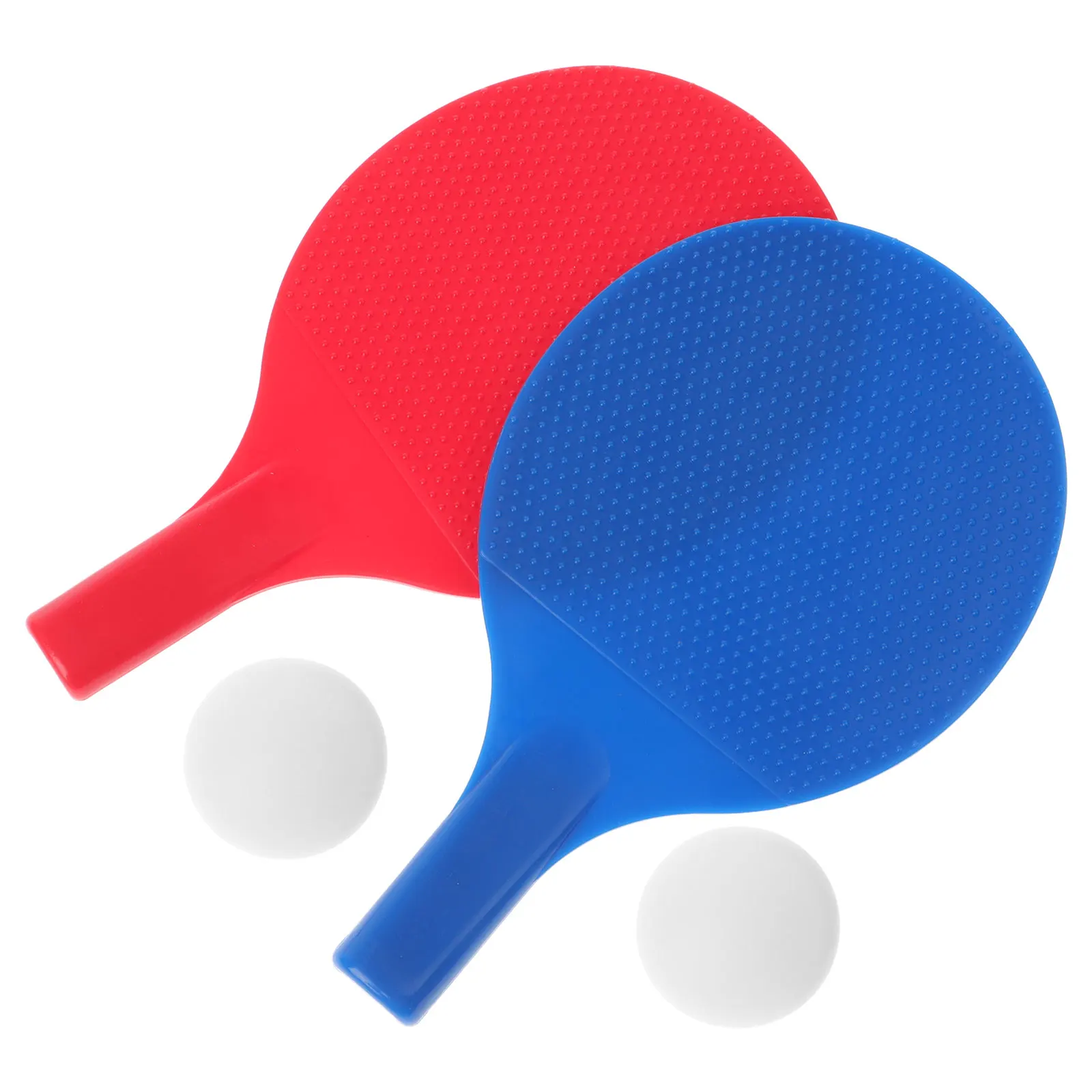 

NEW Table Tennis Balls Plastic Children Practice Training Pats Pong Racket With For Kids Children Family Friends