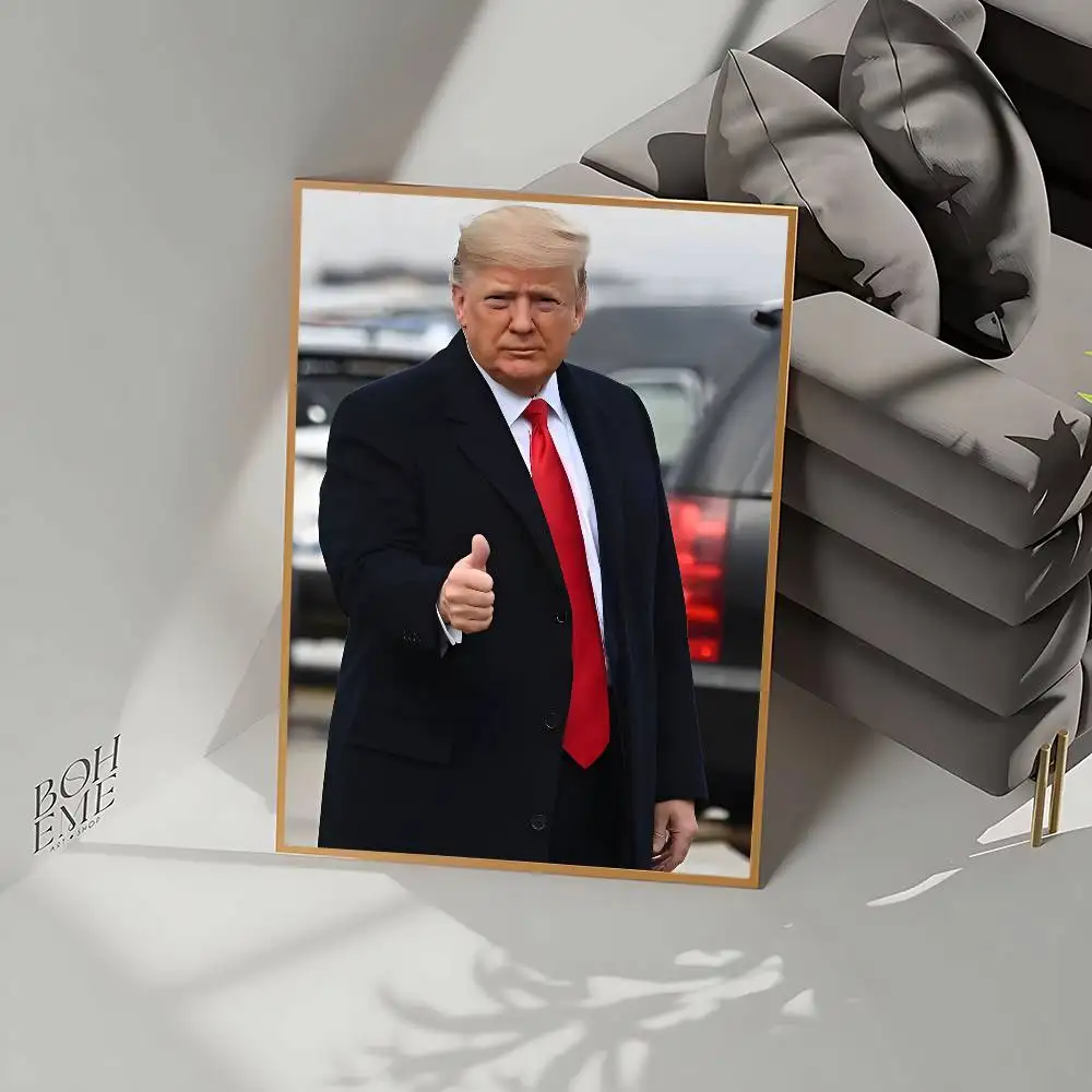 دونالدز-ترومبس-2024 ملصق لا مؤطر ملصق كرافت نادي بار ورقة خمر ملصق جدار الفن اللوحة غرفة نوم دراسة ملصقات