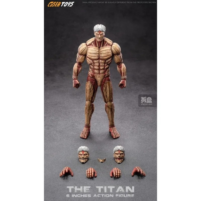 COSER TOYS Original 1/12 fertige bewegliche Puppe Attacking Giants Anime The Giant of Kai Actionfigur Modell Spielzeug Geschenke für Jungen