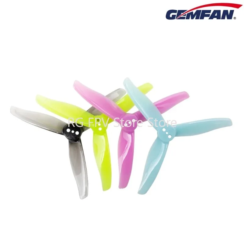 12Pairs(12CW+12CCW) Gemfan Hurricane 3016 3X1.6X3 3-Blade PC Propeller 1.5mm 2mm for RC FPV Freestyle 3inch Toothpick Drones