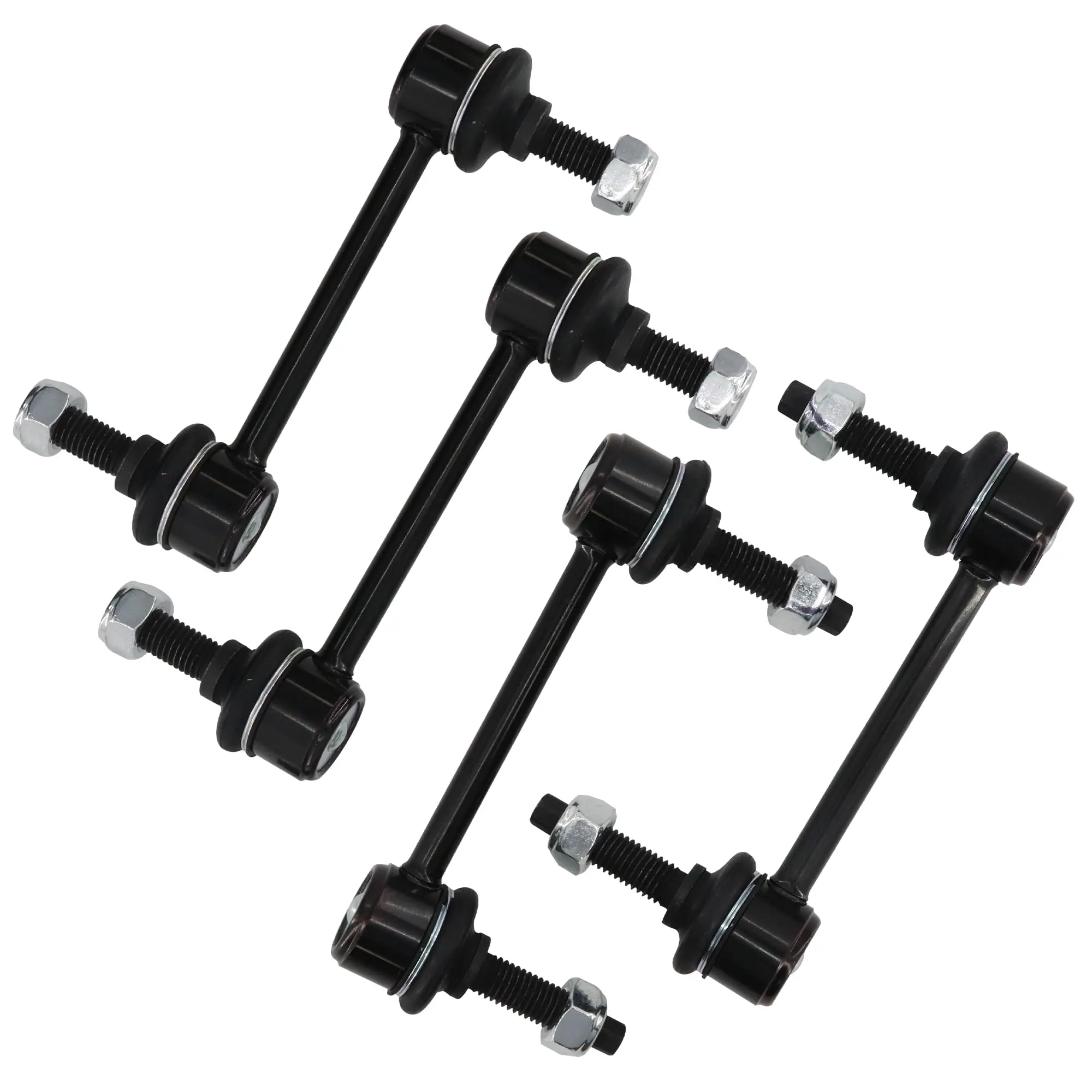 

Royal Sun K750185 K750243 Front % Rear Stabilizer Bar Link Sway Bar Link 4PCS Kit For 2006-2010 Hummer H3, 2009-2010 Hummer H3T