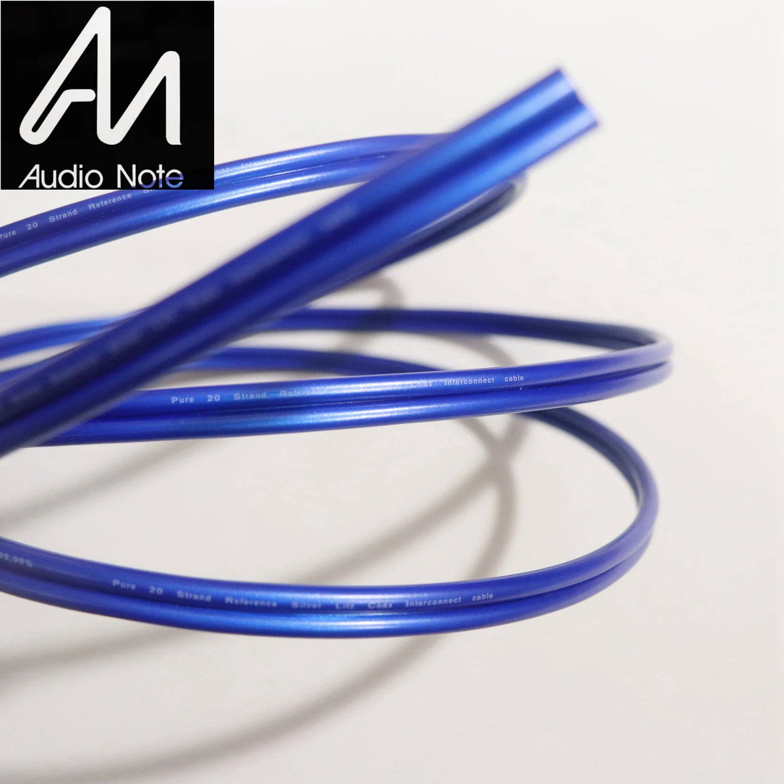 Audio Note blue AN-VX 20 Strand Pure Silver Plated Litz InterConnect Stereo Audio Dual Channel DIY bulk cable Made in the UK