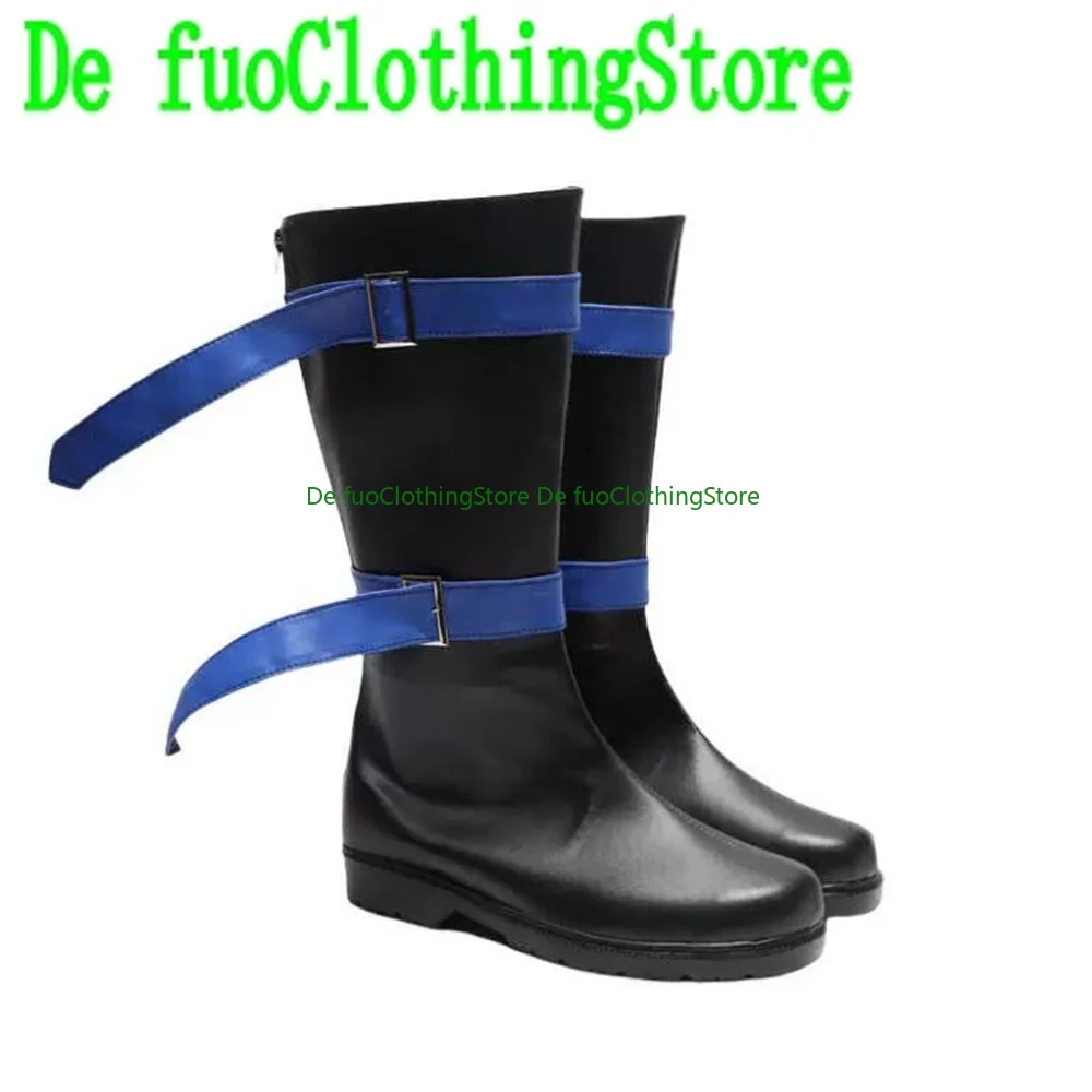 DefuoClothing Store Kaiba Seto Seto Kaiba Yu Gi Oh Cosplay Schoenen Laarzen GameHalloween Kerst Spel Anime Karakter Party Props